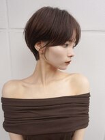 POCKET郡山安積店 ショートカットレイヤーカット髪質改善縮毛矯正【4月1日OPEN予定】 丸みショート