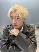 ジーナ 天神(Zina) 【福岡/天神/メンズカラー】ブロンドフェザー