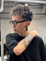 エルマーク 松山(L-MARK) ハイライト/アップバング/フェード/men's/メンズ