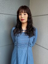 ヘアーアイストゥーレ(HAIR ICI TRE)&nbsp;ロングパーマ　スパイラルパーマ　ブリーチなしカラー　担当桜桃