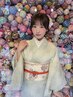 【人気★アンティーク】着物《レトロモダン》＋着付け＋無料へアセット＋小物