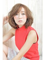 マティス 表参道(matiz)&nbsp;『matiz 市澤一輝』フェザーボブ×グレージュstyle