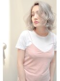 <sungooseTOKYO>毛先パーマアッシュブラウンネオウルフ