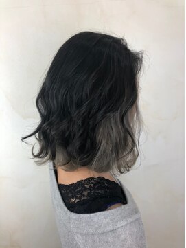 クレアール 恵比寿店(CREAR) 【CREAR 恵比寿/代官山】アッシュグレーインナーカラー