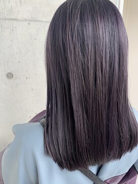 リアン(Lien) Lien☆パープルグレージュ×デザインカラー×ローライト
