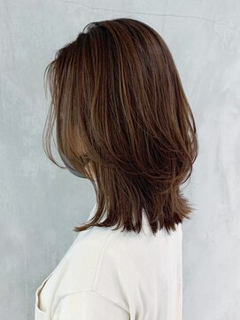 アイティー バイ アルバム 浦和店(IT by ALBUM) レイヤーミディアム_セシルカットココアブラウン_ba297772