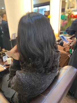 キャラ 池袋本店(CHARA) デジパでゆるふわセミロングヘア【CHARA池袋/キャラ池袋/貴也】