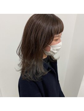 キー(kii) ブルーアッシュ　アッシュカラー  福岡　天神　今泉　薬院