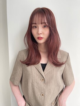 ノク(nok) イヤリングカット_くびれミディラベンダーカラー