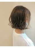 ミニボブ×イヤリングカラー→白井 涼貴