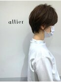 丸みのあるショート ナチュラルバランス 王道ベージュ