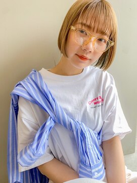 ベルビアンカ(Belle BIANCA) Belle BIANCA ブリーチで作るお肌に馴染むブロンドカラー by松本