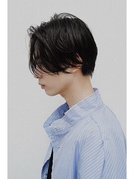 ゼンコー アオヤマ(ZENKO Aoyama) セーターパート、コンマヘア、黒髪、ウェットヘア