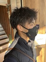 アヴァンス 天王寺店(AVANCE.)&nbsp;MEN'S HAIR センターパート×ツイストパーマ