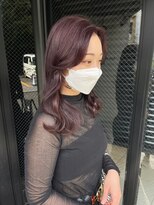 ヘアサロン ガリカ 表参道(hair salon Gallica) 【mami】大人かわいいラベンダーココアブリーチなしダブルカラー