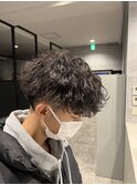 波巻きパーマ