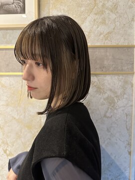 ロンド ストラーダ 心斎橋(Lond strada) シルキーベージュ×グレージュカラー【髪質改善/縮毛矯正】