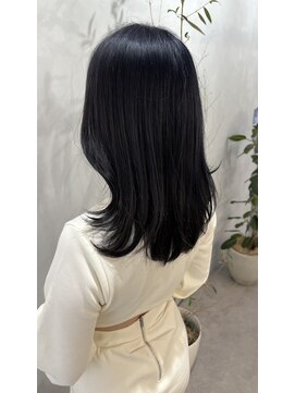 エイト プラット 渋谷2号店(EIGHT plat) 韓国風暗髪ヘアスタイル