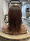 縮毛矯正ミディアムスタイル
