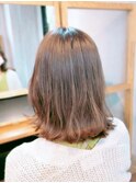 【似合わせカット】ナチュラル外ハネボブ