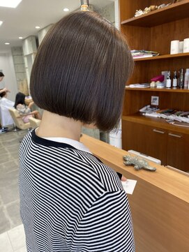 シンス(Since) ミニボブ/ワンレンボブ/オリーブブラウン/夏目寧々