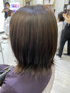 ヘアメイクゼロ 坂戸駅前店(hairmake zero) 伸ばしかけボブ