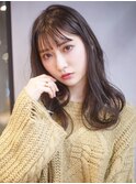 ニュアンスカラーカーキベージュレイヤーロング_ba505371