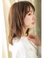 カバーヘア ブリス 戸田公園西口店(COVER HAIR bliss) ミルクティーベージュ大人かわいいネオウルフY戸田公園30代40代