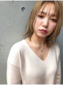 ハイライト レイヤー ショートヘア ボブ くびれレイヤー