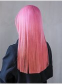 イメチェンピンクグレープフルーツピンクヘアー_ba506722