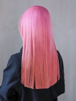 イメチェンピンクグレープフルーツピンクヘアー_ba506722
