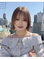 メゾンアクア 表参道(Maison ACQUA) 切りっぱなしボブ/レイヤー/ボブルフ/くびれ/ミディアム/小顔