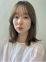 メルティカラー フェミニンロング 似合わせカット ミディアム