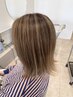 【脱白髪染め♪】ハイライトデザインカラー