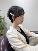 ラル(Lull)&nbsp;黒髪でも映える/透け感ショート