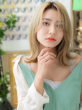 カバーヘアアンドスパ ブリス 浦和(COVER HAIR&SPA bliss) 大人ハイライトかきあげ前髪エアリーミディc6浦和20代30代40代