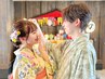【カップル浴衣】大人っぽいレトロ柄が大人気！《浴衣レトロ》