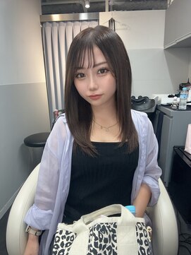 アマトウキョウ アユンチェ(AMA TOKYO×AYUNCHE) 韓国ヘア　2wayバング  レイヤーカット くびれヘア  顔周り