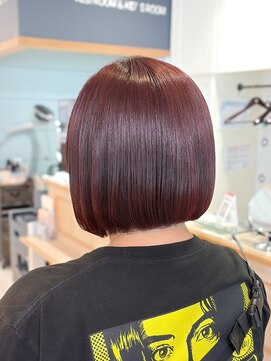 プラグ バイ ネオリーブ(plug by neolive) アプリコットオレンジ×髪質改善[髪質改善/縮毛矯正/韓国]A