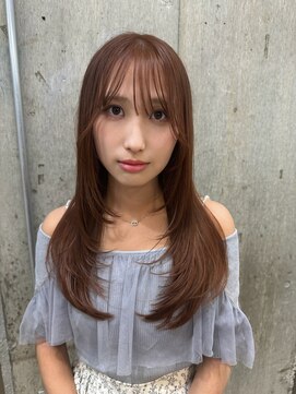 サンク 原宿 表参道(cinq) ミルクティーベージュカラーミルクティーブラウンピンクベージュ