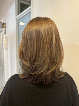 ムード(MOOD,) 暗めカラー/グランマッシュ[レイヤーカット/髪質改善/銀座]