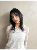 暗髪レイヤー