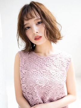 ラフィスヘアー トーン 竹ノ塚駅前店(La fith hair tone) 【La fith】 無造作カール×ミディアム
