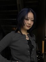 キーチェ 梅田中崎町(keych)&nbsp;レイヤーカット/髪質改善/オリーブベージュ/前髪カット