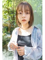 レゴ(REGO) #小顔黒髪クラゲヘアーオリーブグレーココアベージュ