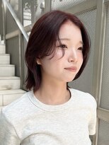 ニコ トウキョウ(nico TOKYO)&nbsp;20代30代ショートボブ前髪ありボブミニボブ顔周りレイヤーカット