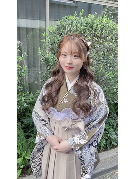 ソノ(sono) ハーフアップ 卒業式 袴 和装ヘア リボン