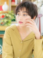 カバーヘア ブリス 戸田公園西口店(COVER HAIR bliss) メンズライクウェットヘア黒髪小顔ショートA4戸田公園30代40代