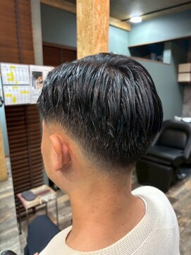MEN’S HAIR/波巻ツイストスパイラル/フェザーパーマ/柏