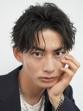 フィフスパーク(fifth PARK) 渋谷フェザーパーマ毛流れノーセット社会人ヘアニュアンスパーマ